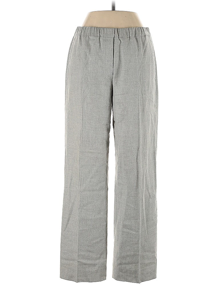 Pre-owned Theory Casual Pants In Gray