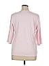 Cj Banks 100% Cotton Pink 3/4 Sleeve T-Shirt Size 1X - photo 2
