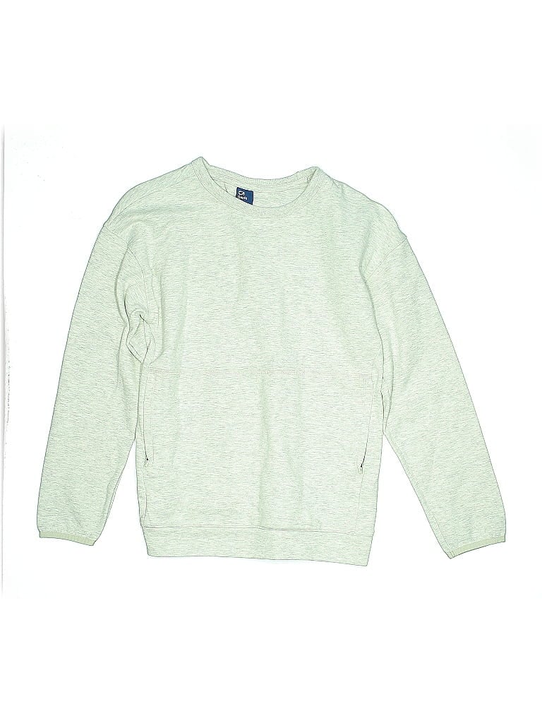 Gap Fit Solid Green Gray Sweatshirt Size 14 (big kids) - photo 1