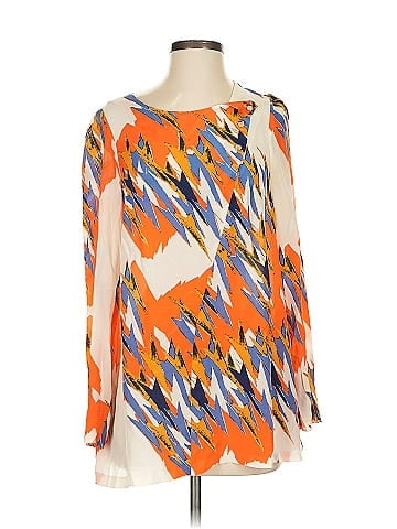 Twinkle by Wenlan Long Sleeve Silk Top (view 1)