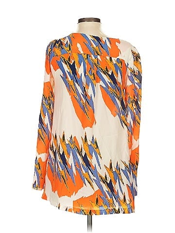 Twinkle by Wenlan Long Sleeve Silk Top (view 2)