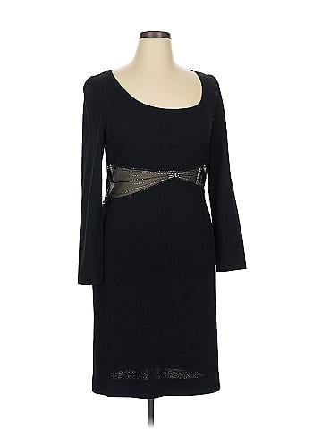 St. John by Marie Gray Black Cocktail Dress Size 14
