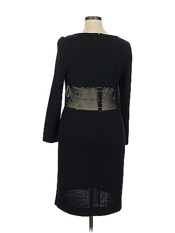 St. John by Marie Gray Black Cocktail Dress Size 14