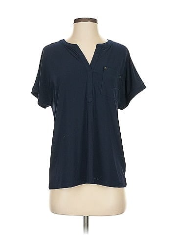Anne Klein Short Sleeve Blouse (view 1)