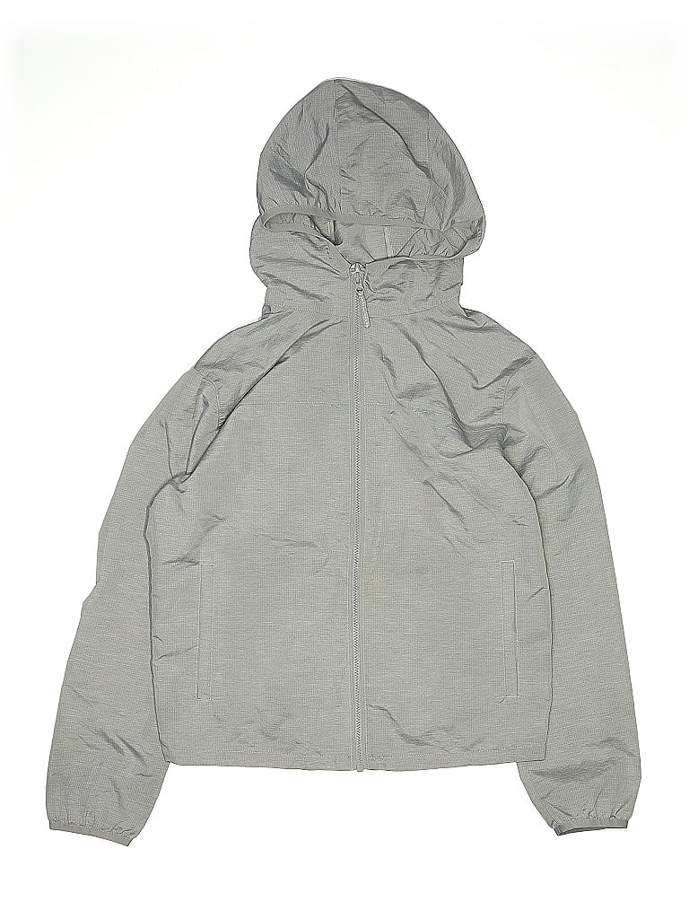 UNIQLO Pre-owned Kids' Zip Up Hoodie In Gray