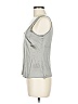 Armani Collezioni Silver Sleeveless Silk Top Size 8 - photo 4