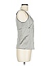Armani Collezioni Silver Sleeveless Silk Top Size 8 - photo 3