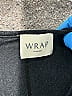 Wrap Black Gray Long Sleeve Top Size 8 - photo 7