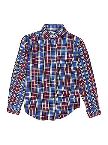 Classic Prep Long Sleeve Button-Down Shirt (view 1)