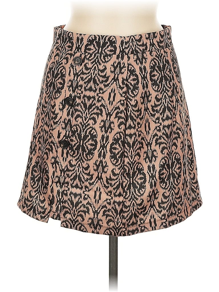 Pre-owned Unbranded Casual Skirt In Brown