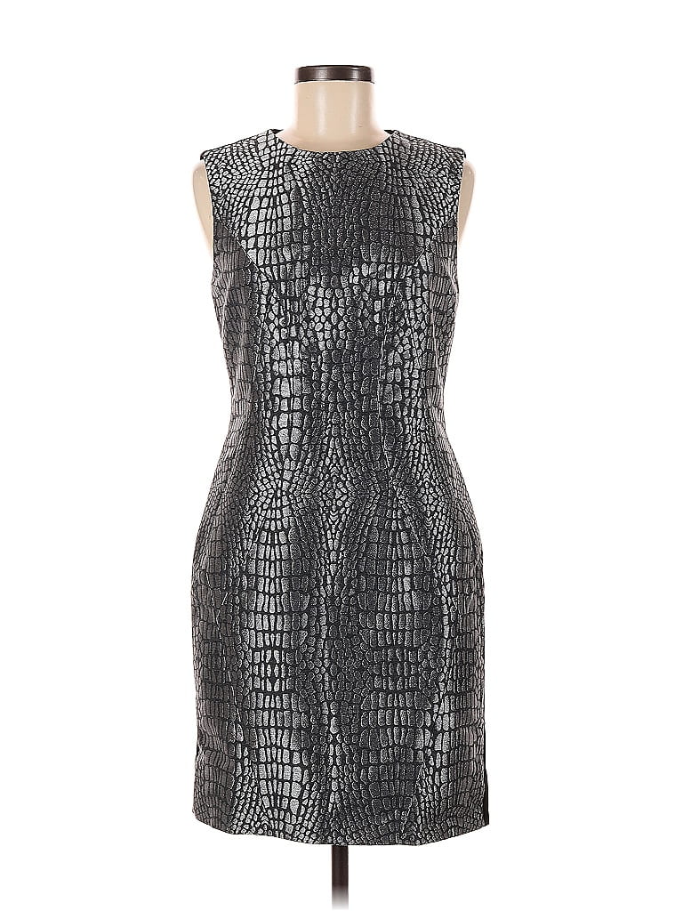 Pre-owned Diane Von Furstenberg Cocktail Dress In Silver