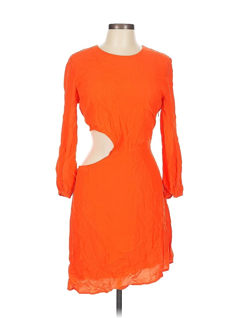 Pre-owned Ba&sh Cocktail Dress In Orange