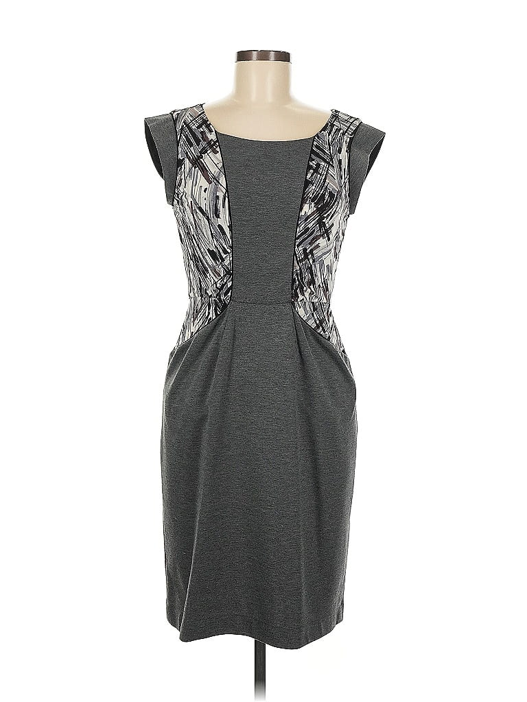 Pre-owned Bcbgmaxazria Cocktail Dress In Gray