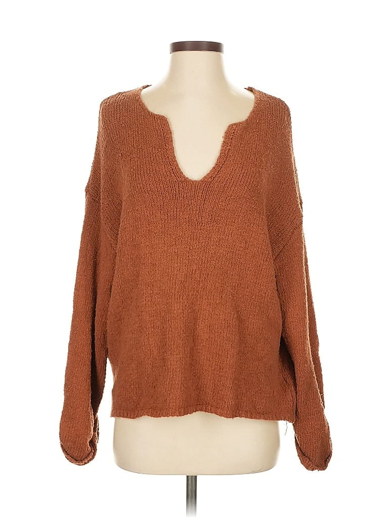 Click to view more detailed imagery on our partner's website Pre-owned Wishlist Pullover Sweater In Brown