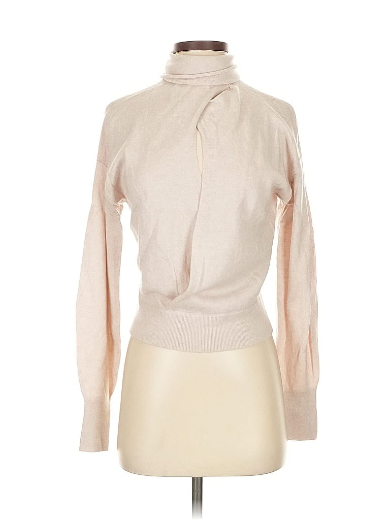 Pre-owned Intermix Wool Pullover Sweater In Brown