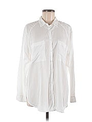 Lou & Grey For Loft Long Sleeve Button Down Shirt
