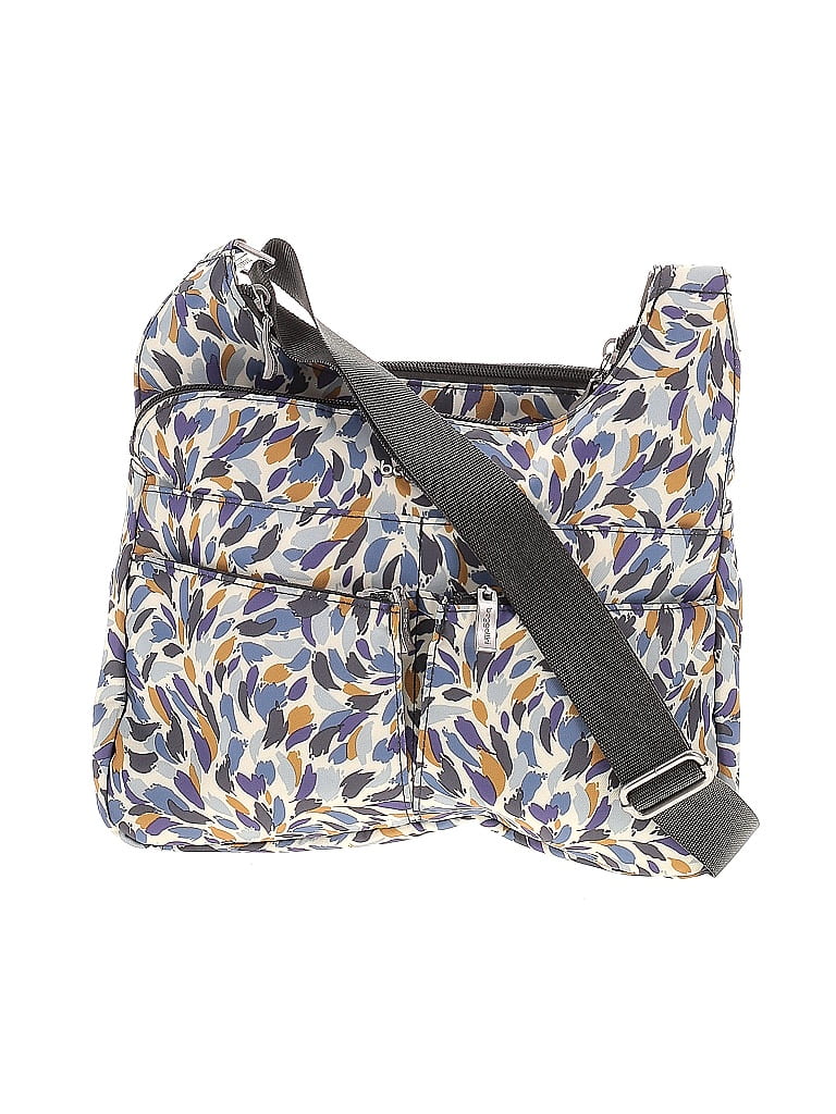 Baggallini 100% Polyester Print Blue Ivory Crossbody Bag One size - photo 1