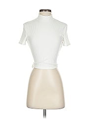 Maje Short Sleeve Turtleneck