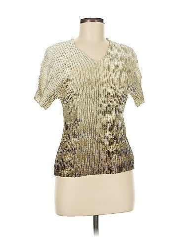 Plisse Short Sleeve Top (view 1)