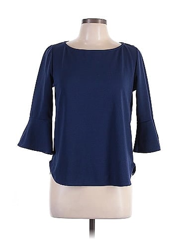 Green Envelope 3/4 Sleeve Top (view 1)