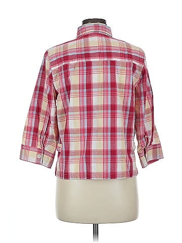 Christopher & Banks 3/4 Sleeve Button-Down Shirt (view 2)