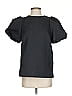 Pomander Place 100% Polyester Black Short Sleeve Blouse Size S - photo 1