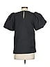 Pomander Place 100% Polyester Black Short Sleeve Blouse Size S - photo 2