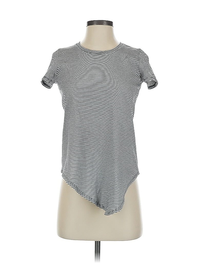 Pre-owned Madewell Short Sleeve T-shirt In Black