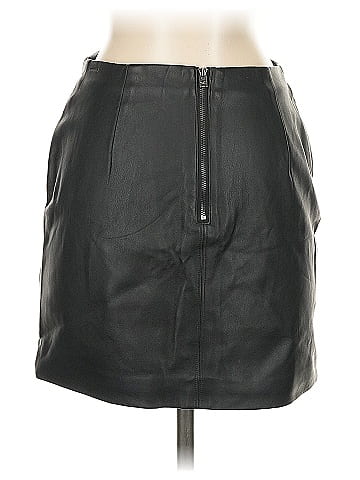 Hollister Faux Leather Skirt (view 2)