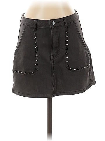 Superdown Denim Skirt (view 1)