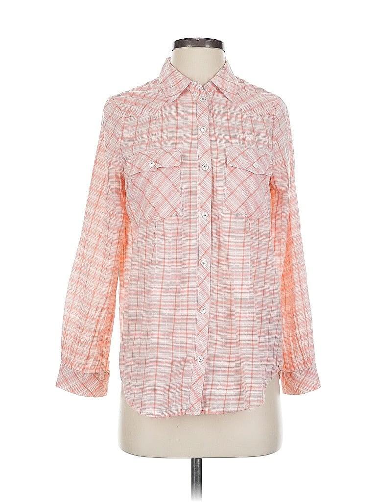 Click to view more detailed imagery on our partner's website Pre-owned Joie Long Sleeve Button Down Shirt In Orange
