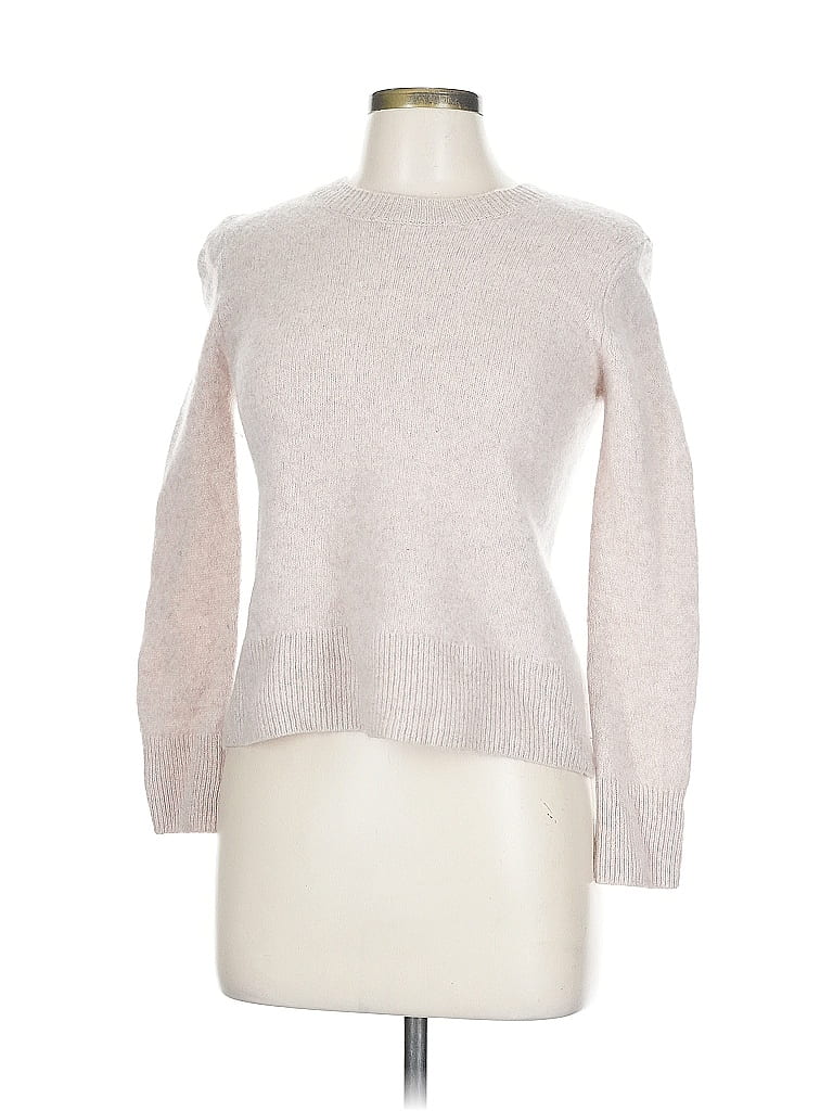 C by Bloomingdales 100% Cashmere Silver Cashmere Pullover Sweater Size L - photo 1