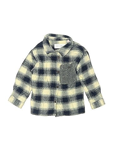 Zara Baby Long Sleeve Button-Down Shirt (view 1)