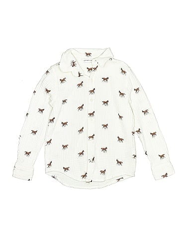 Janie and Jack Long Sleeve Button-Down Shirt (view 1)