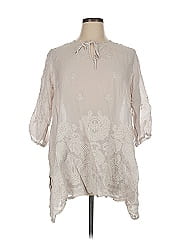 Johnny Was 3/4 Sleeve Blouse