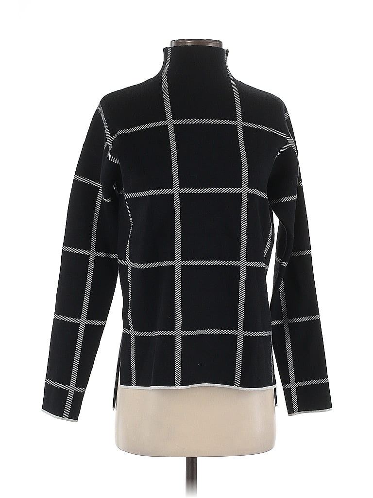 Pre-owned Max Studio Turtleneck Sweater In Black