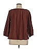 Eva Mendes by New York & Company Brown 3/4 Sleeve Blouse Size XL - photo 2