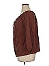 Eva Mendes by New York & Company Brown 3/4 Sleeve Blouse Size XL - photo 4