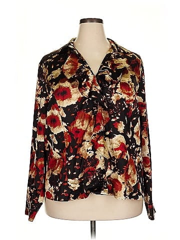 Jones New York Collection Long Sleeve Blouse (view 1)