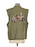 Carlisle 100% Cotton Graphic Green Vest Size S - photo 2