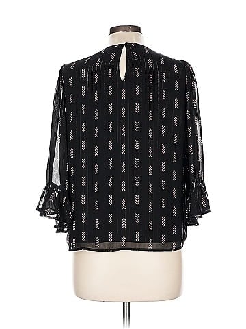 Aqua 3/4 Sleeve Blouse (view 2)