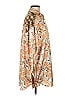 Entro 100% Polyester Print Gold Long Sleeve Blouse Size M - photo 4