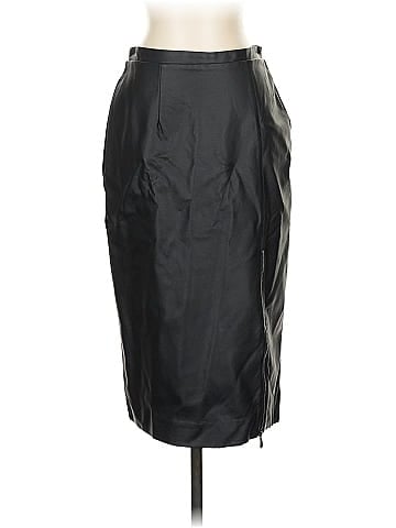 Nicole by Nicole Miller Faux Leather Skirt (view 1)