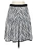 Cantarelli Couture Chevron-herringbone Silver Casual Skirt Size S - photo 2