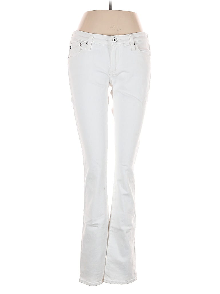 Pre-owned Adriano Goldschmied Jeans In White