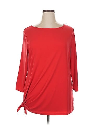 Susan Graver 3/4 Sleeve Top (view 1)