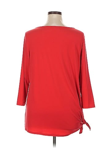 Susan Graver 3/4 Sleeve Top (view 2)