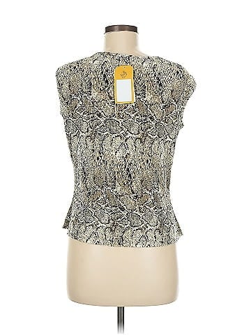 Christie & Jill Brown Animal Print Sleeveless Top (view 2)