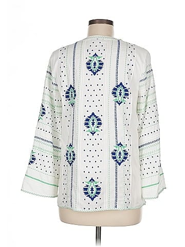 Ecru 3/4 Sleeve Blouse (view 2)