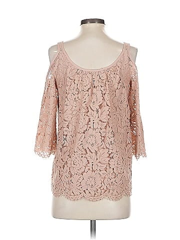 White House Black Market 3/4 Sleeve Blouse (view 2)